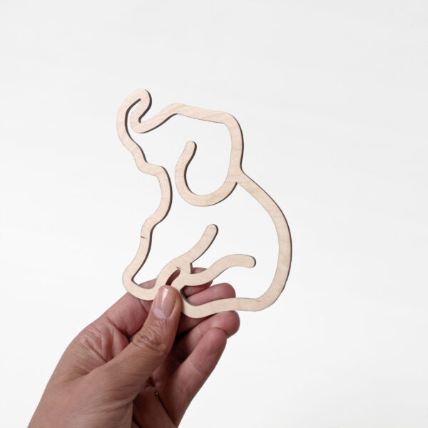 Olifant muurdecoratie