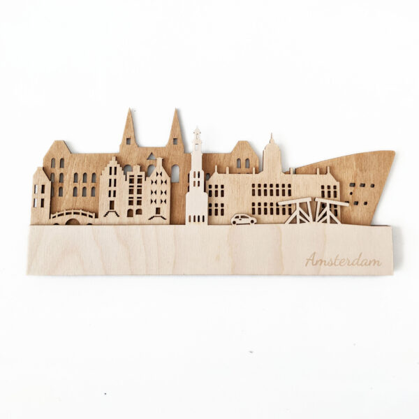 Amsterdamse skyline - Wall of Deco