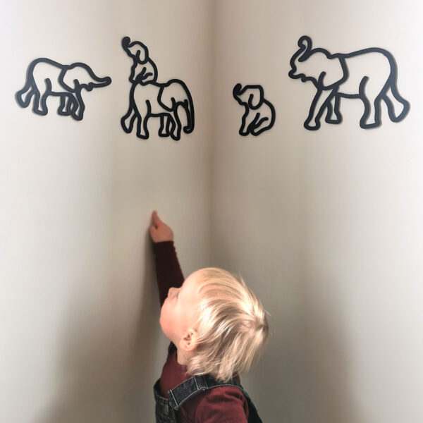 Olifanten kinderkamer - Wall of Deco